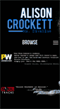 Mobile Screenshot of alisoncrockett.net